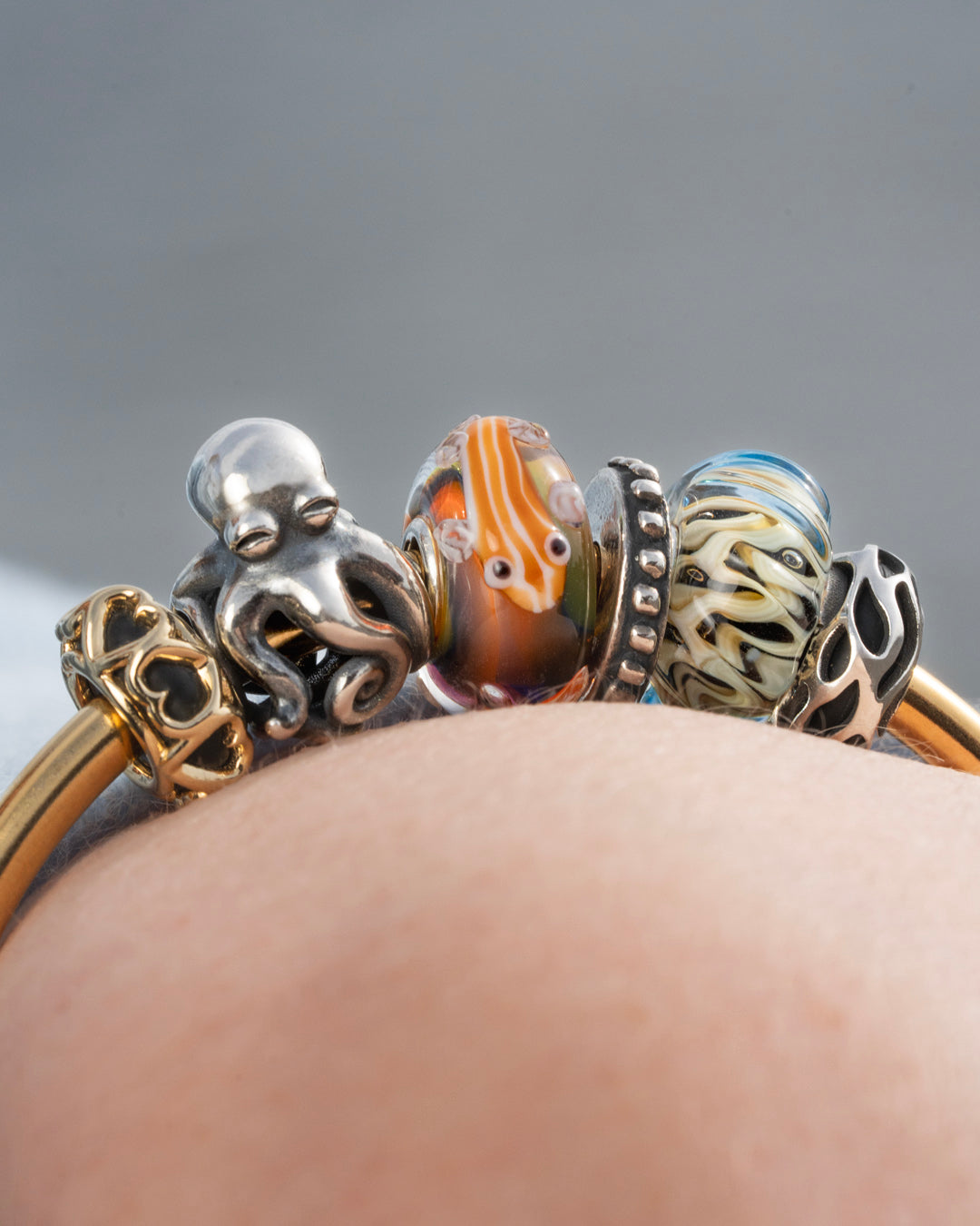 Essence of Life Gold Plated Bangle