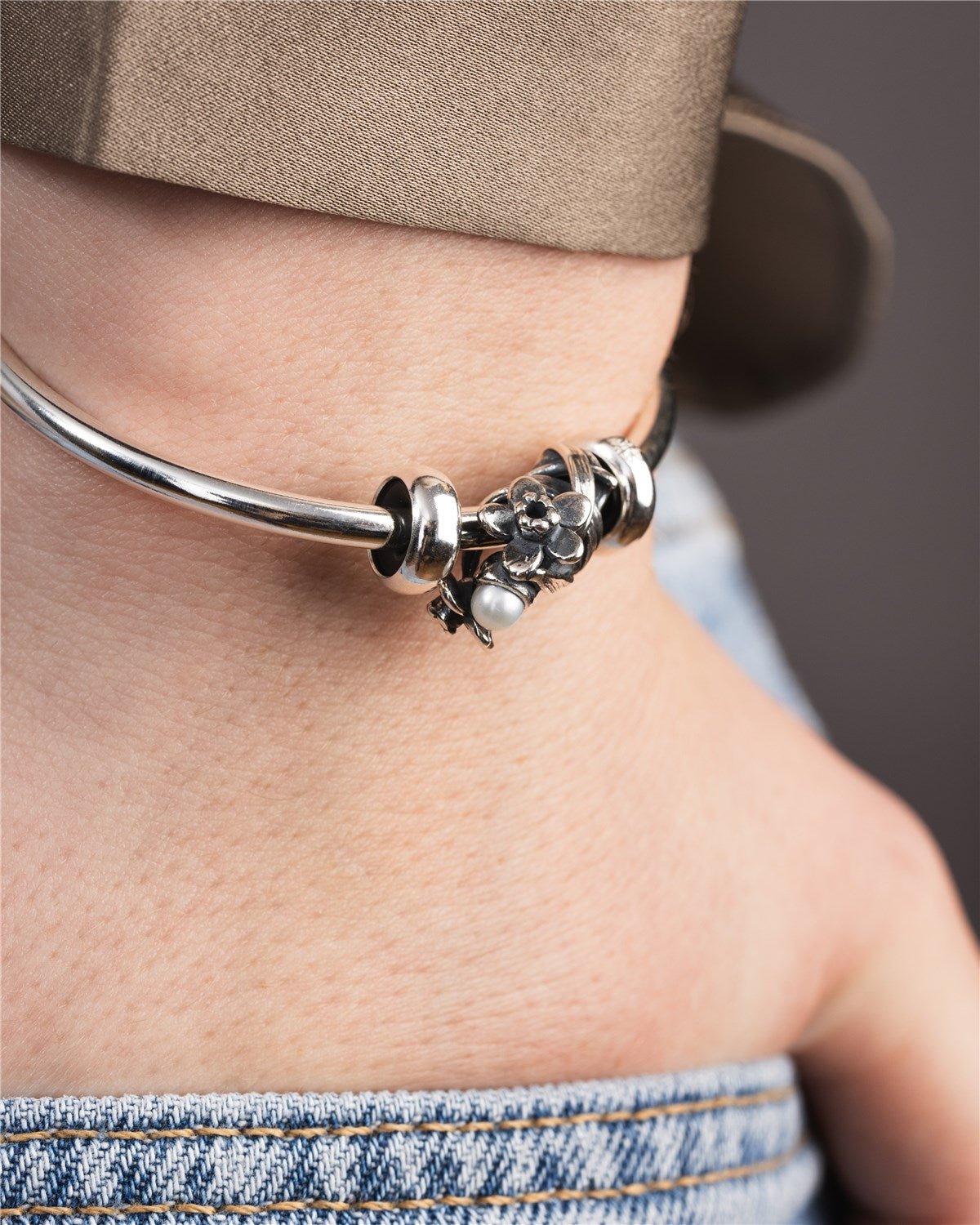 Bransoletka Bangle Marcowy Żonkil