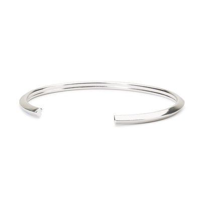 Bransoletka Bangle Serce z 2 x Srebrymi Spacerami