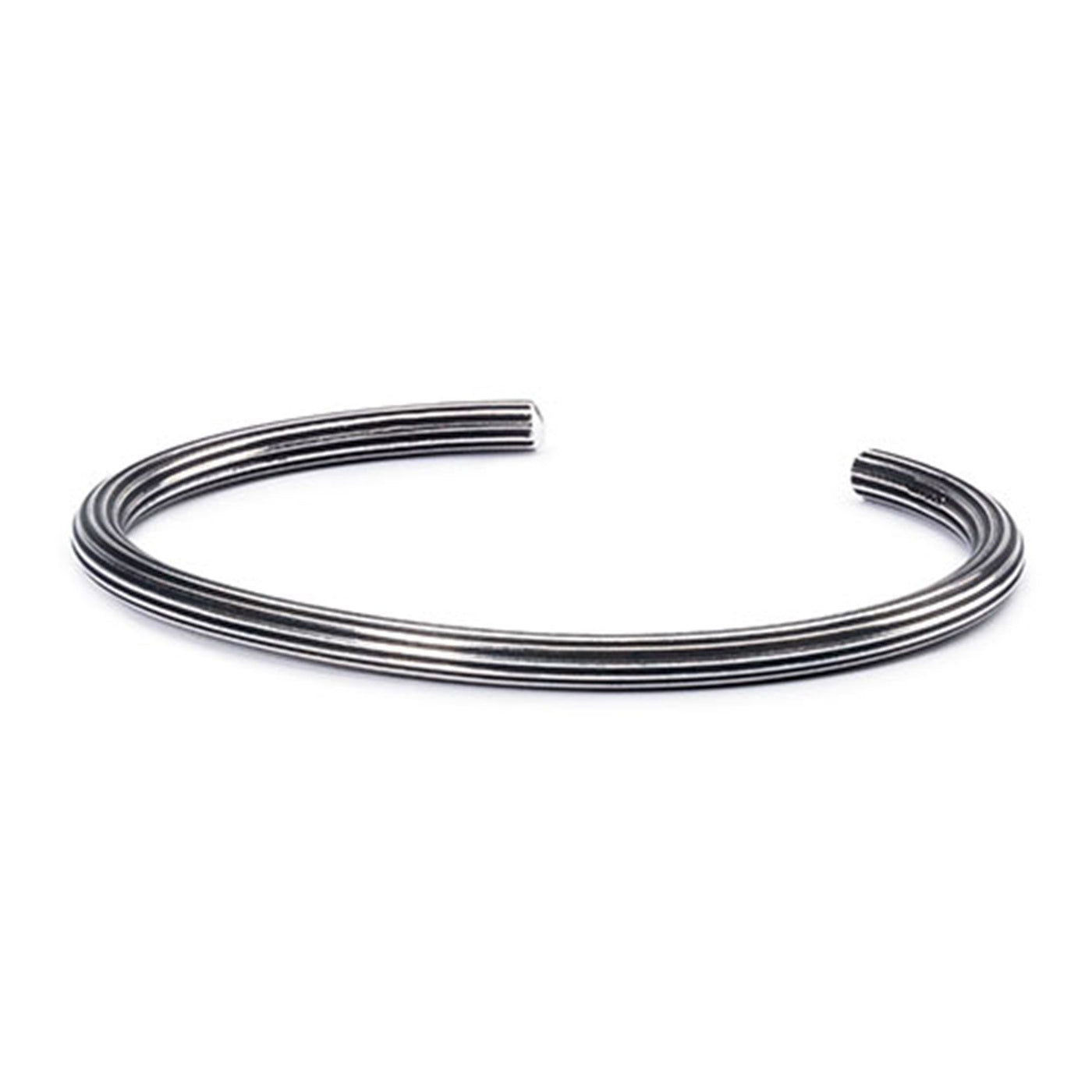 Bangle Gwiazda z 2x Srebrnymi Oksydowanymi Spacerami