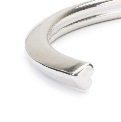 Bransoletka Bangle Serce z 2 x Srebrymi Spacerami