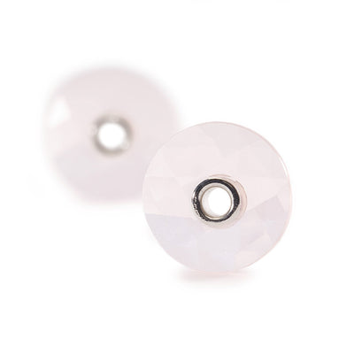 Rose Quartz Pendants with Earring Hooks